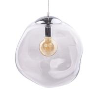 TK LIGHTING Glazen hanglamp Sol, chroom/transparant