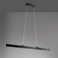 FISCHER & HONSEL LED hanglamp Orell, uittrekbaar, antraciet