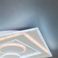 FISCHER & HONSEL LED plafondlamp Ratio, dimbaar, twee cirkels