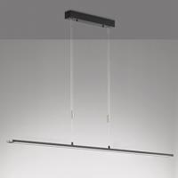 FISCHER & HONSEL LED-Hängelampe Metz TW, CCT, Länge 160 cm, schwarz