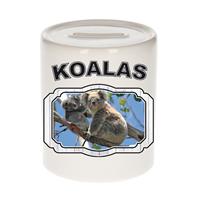 Bellatio Dieren koala beer spaarpot - koalas/ koalaberen spaarpotten kinderen 9 cm -