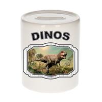 Bellatio Dieren stoere t-rex dinosaurus spaarpot - dinosaurs/ dinosaurussen spaarpotten kinderen 9 cm -