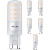 LED Lampe ersetzt 40W, G9 Brenner, warmweiß, 400 Lumen, dimmbar, 6er Pack [Energieklasse A++]