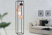 Vloerlamp Hamburg 180cm zwart grijs