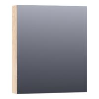 Saniclass Plain Spiegelkast 59x70x15cm Sahara Rechtsdraaiend SK-PL60RSH