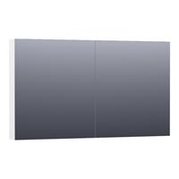 Saniclass Plain Spiegelkast 119x70x15cm Mat Wit SK-PL120MW