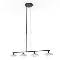 Steinhauer Hanglamp Tallerken 4-Lichts Zwart
