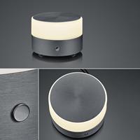 BANKAMP Button LED-Tischlampe Höhe 11cm anthrazit