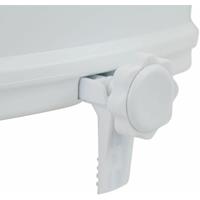 flexilife WC Sitz Erhöhung Toilettensitzerhöhung Toilettenaufsatz mit Deckel:10 cm