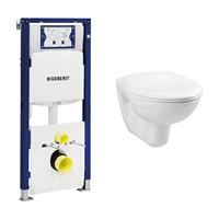 geberit UP320 toiletset met Plieger Basic toilet en standaard zitting