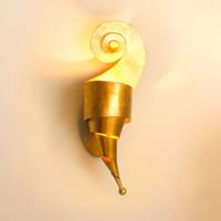 J. Holländer Artistieke wandlamp LINO in goud