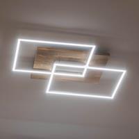 Elobra LED-Deckenleuchte Panama L, Eiche natur