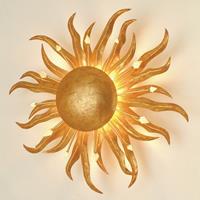 J. Holländer Fascinerende wandlamp SONNE GOLD 45 cm
