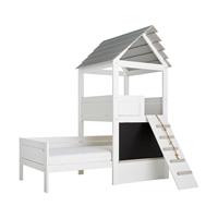LIFETIME Kidsrooms Play Tower Hutbed Luxe Wit Gelakt