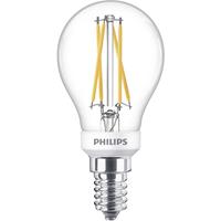 philips LED WarmGlow Lampe ersetzt 25W, E14 Tropfenform P45, klar, warmweiß, 250 Lumen, dimmbar, 1er Pack [Energieklasse A+]