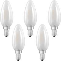 osram LED-Lampe  BASE CLAS A, E14, EEK: A++, 4W, 470 lm, 2700 K, 5 Stk. matt