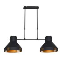 Steinhauer Evy - hanglamp 2L E27 40w - Zwart