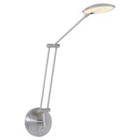 Steinhauer LED Wandleuchte Zodiac in Silber und Weiß 6W 700lm