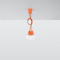 SOLLUX Hanglamp Brasil, oranje, 3-lamps