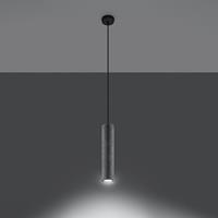 SOLLUX Hanglamp Tube van beton, 1-lamp