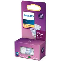 Philips LED Lampe ersetzt 20W, GU4 Reflektor MR11, warmweiß, 184 Lumen, nicht dimmbar, 1er Pack [Energieklasse A++] - 