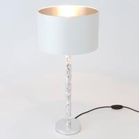 J. Holländer Tafellamp Cancelliere Rotonda wit/zilver 57 cm