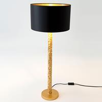J. Holländer Tafellamp Cancelliere Rotonda zwart/goud 79 cm
