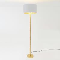 J. Holländer Stehlampe Cancelliere Rotonda Seide weiß/gold