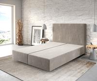 DELIFE Boxspringgestell Dream-Well 140x200 Mikrofaser Beige