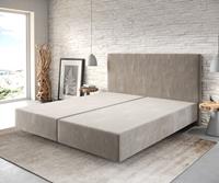 DELIFE Boxspringgestell Dream-Well 180x200 Mikrofaser Beige