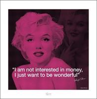 Pyramid Marilyn Monroe iQuote Kunstdruk 40x40cm