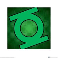 Pyramid DC Comics Green Lantern Symbol Kunstdruk 40x40cm