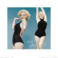 Pyramid Marilyn Monroe All My Love Kunstdruk 40x40cm