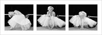 Pyramid Marilyn Monroe Ballerina Triptych Kunstdruk 33x95cm