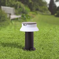 Fumagalli LED-Solarleuchte Felice schwarz CCT Höhe 33 cm