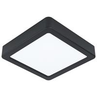 EGLO LED-Deckenleuchte 'Fueva 5' schwarz 16 x 16 x 2,8 cm 1200 lm