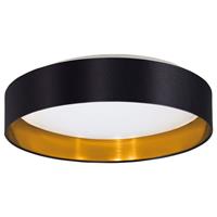 EGLO plafondlamp LED Maserlo zwart 24W