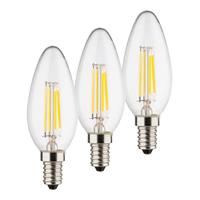 MULLER-LICHT LED-Lampe MÜLLER-LICHT 400291, E14, EEK: A++, 4 W, 470 lm, 2700 K, 3 Stück
