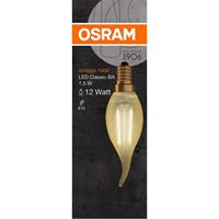 Osram LED VINTAGE 1906 CLASSIC BA 12 FS Warmweiß Filament Gold Windstoß E14 Kerze, 293229