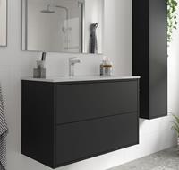 Muebles Ideal badkamermeubel 80cm mat zwart