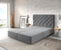 DELIFE Boxspringgestell Dream-Great 140x200 Mikrofaser Anthrazit