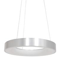 steinhauer LED Pendelleuchte Ringlede in Silber 40W 3600lm