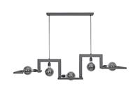 Ztahl design hanglamp Tortona 5 lichts - zwart