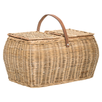 Bloomingville Rattan Basket For Picnic - Natur