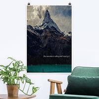 Klebefieber Poster Lyrische Landschaften - Berg