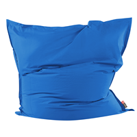 beliani Sitzsack Blau 180 x 230 cm Indoor Outdoor Stark wasserabweisender Langfristige Volumenstabilität Groß