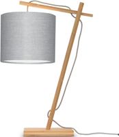Good&Mojo Tafellamp Andes - Bamboe/Lichtgrijs - 30x18x46cm