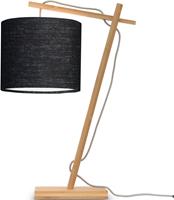 Good&Mojo Tafellamp Andes - Bamboe/Zwart - 30x18x46cm