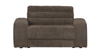 BePureHome Date Loveseat - Grove Ribstof - Mud - 78x136x99