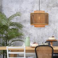 Good & Mojo Hanglamp - BHUTAN - Bamboe - Product Grootte: Small (40x34 cm) / Product Met gloeilamp: Nee